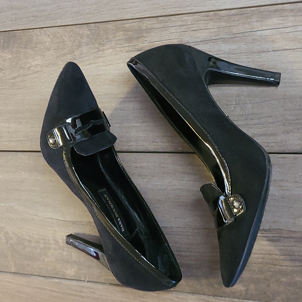 Dana Buchman Madeera Black Heels SZ 7